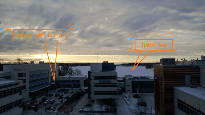 View to Baltic Sea from Onrego HQ
