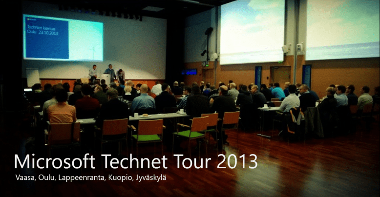 Microsoft Technet Tour 2013