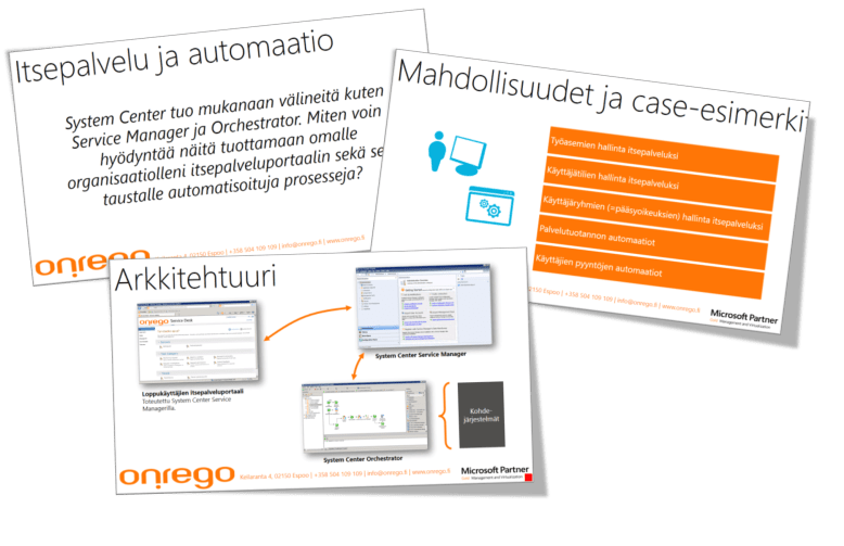 Onrego presentation on Microsoft Technet Tour 2013